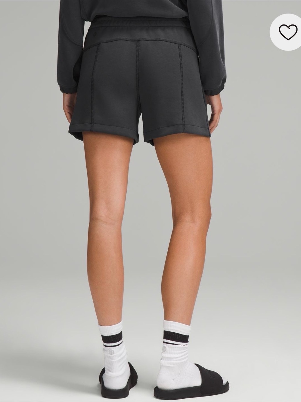 lululemon athletica High-Waist Black Lounge Shorts